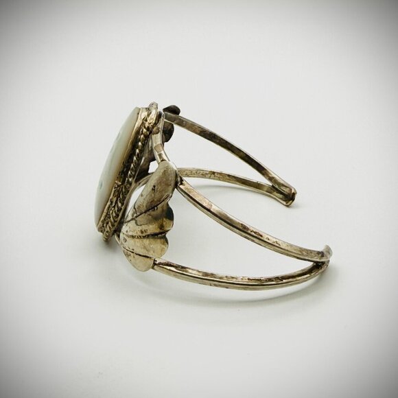 Vintage Sterling Silver (Cuff + Ring + Pendant) Set – Lot of 3 - Picture 10 of 10